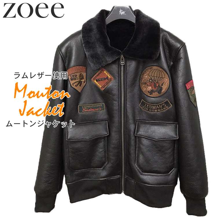 楽天市場】フライトジャケット ムートンジャケット メンズ 冬 アウター