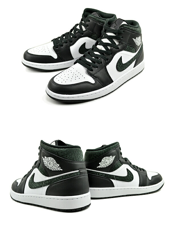 楽天市場】NIKE AIR JORDAN 1 MID SE off noir/black-white-black