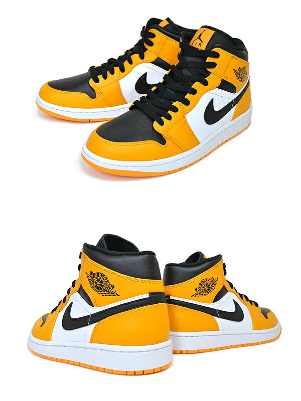 楽天市場】NIKE AIR JORDAN 1 MID taxi/black-white 554724-701 ナイキ