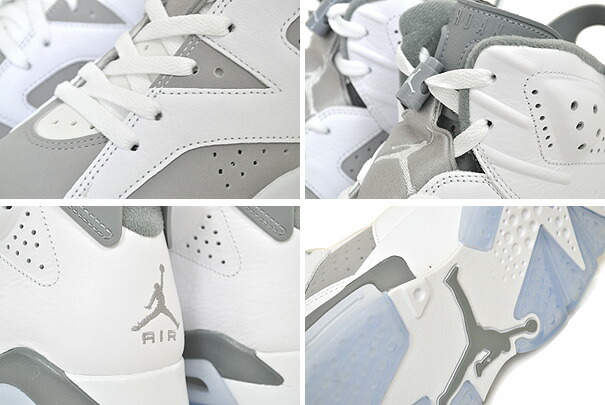 楽天市場】NIKE AIR JORDAN 6 RETRO white/medium grey-cool grey