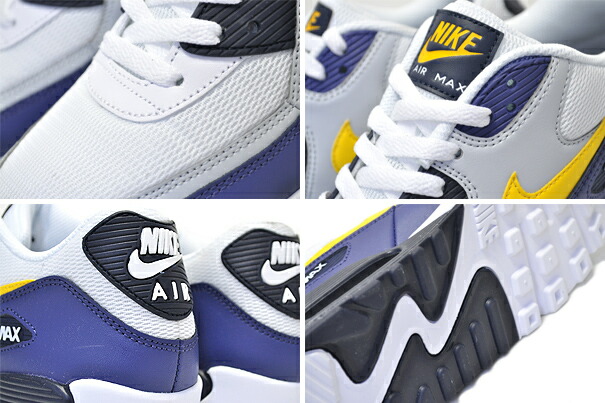 楽天市場】NIKE AIR MAX 90 ESSENTIAL white/tour yellow-blue recall