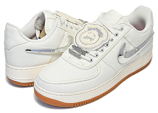 楽天市場】NIKE AIR FORCE 1 LOW TRAVIS SCOTT sail/sail-gum light