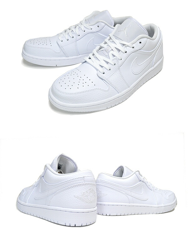 楽天市場】NIKE AIR JORDAN 1 LOW white/white-white 553558-130