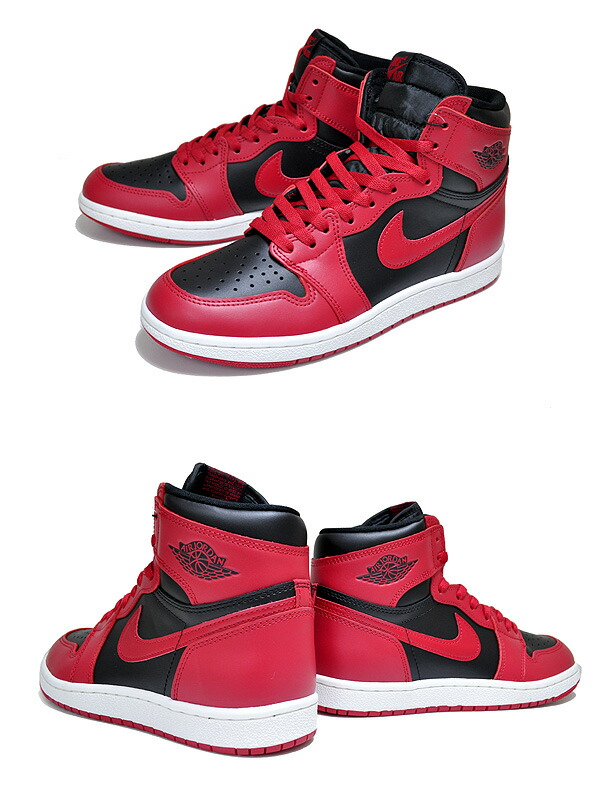 楽天市場】NIKE AIR JORDAN 1 HI 85 varsity red/black-varsity red