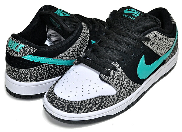 楽天市場】NIKE SB DUNK LOW PRO ELEPHANT medium grey/clear jade