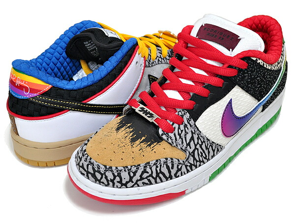 楽天市場】NIKE SB DUNK LOW PRO QS WHAT THE P-ROD sport red/blk