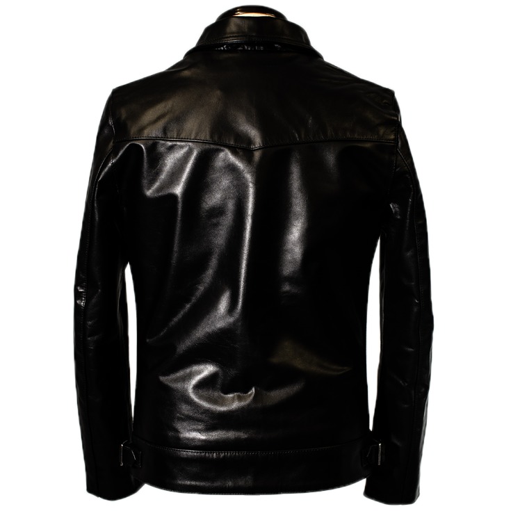 楽天市場】【50%OFFクーポン】Liugoo Leathers 本革 UK襟付きシングル