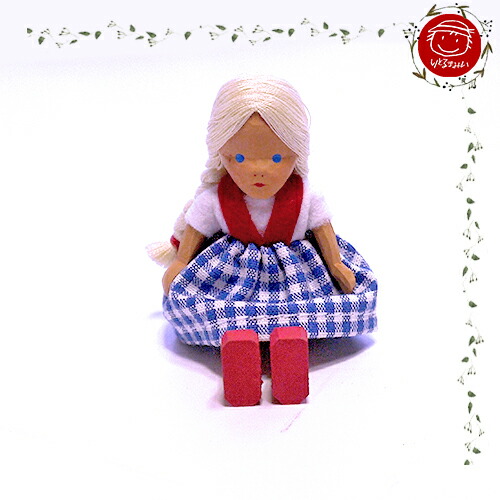 楽天市場】【ハーン社】ドールハウス人形女の子 : りとるまみい［木の