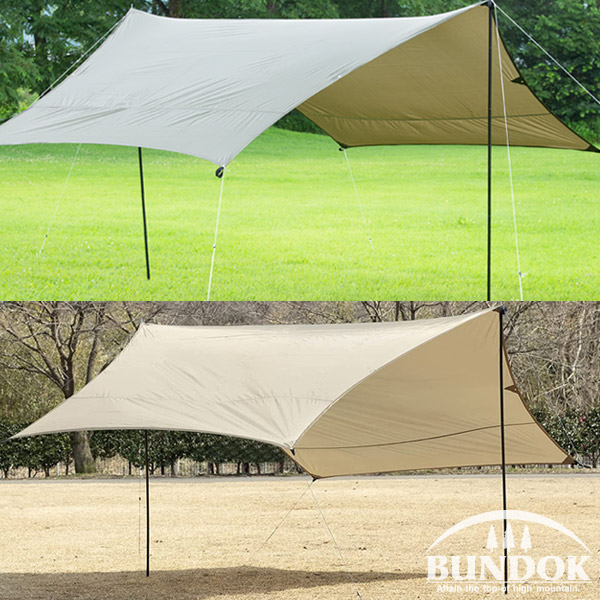 楽天市場】【送料無料】ミニヘキサゴンタープ/BUNDOK(バンドック)/BDK