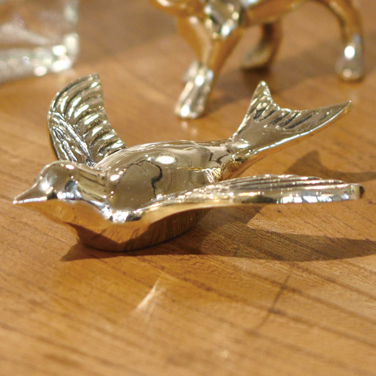 楽天市場】in bloom ペーパーウェイト BIRD 真鍮 ハンドメイド （ イン