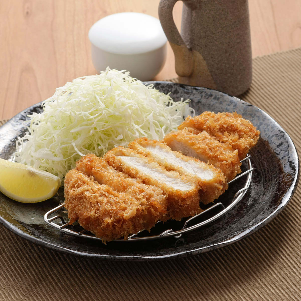 楽天市場】トンカツ網 半月型 ママクック とんかつ皿 食洗機対応 日本