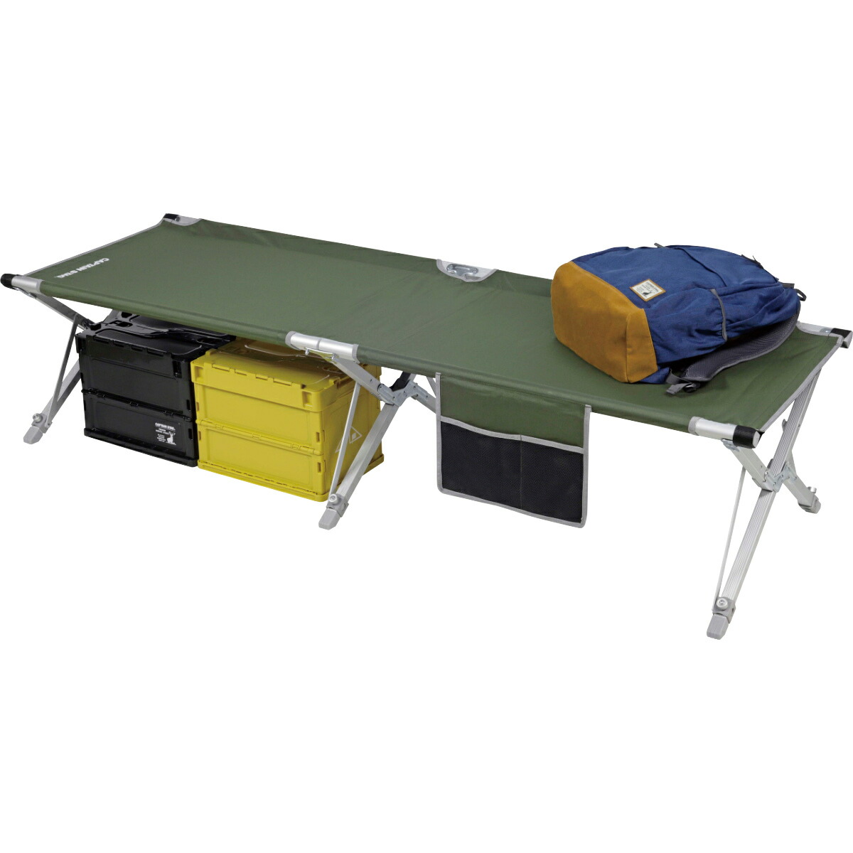 楽天市場】コット 幅63.5×奥行185×高さ43.5cm 簡単フィールドGIベッド