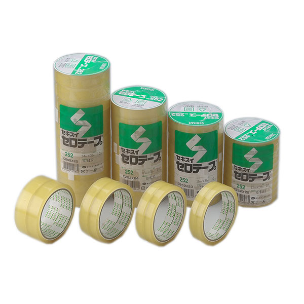 楽天市場】セキスイ セロテープ NO.252 18×50M 1ケース200巻（梱包