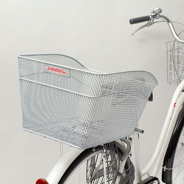 楽天市場】自転車 カゴ メッシュ バスケット 自転車かご 後ろカゴ