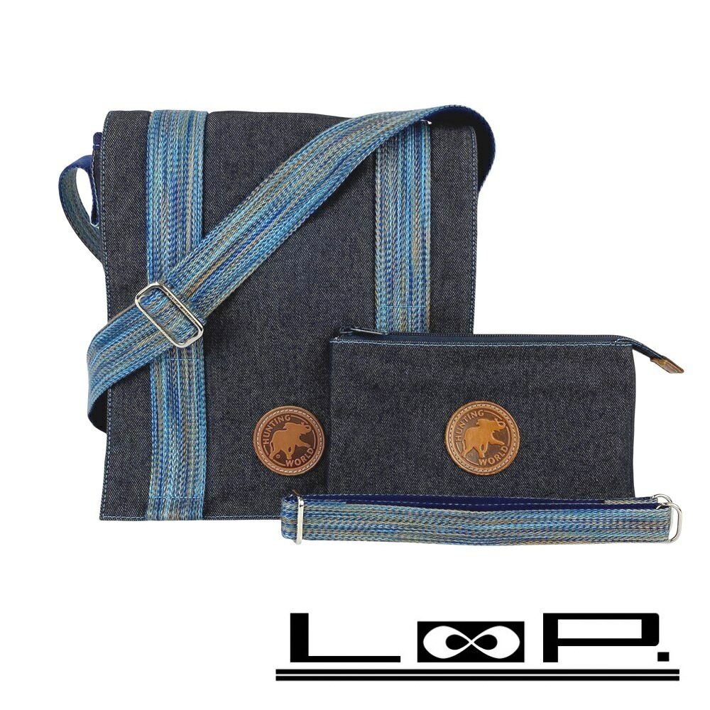 楽天市場】デニム ハンティングワールド ショルダーバッグの通販