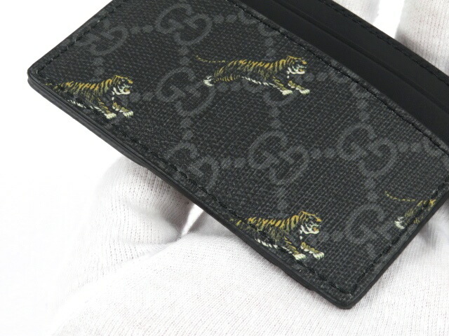 楽天市場】□未使用□ グッチ カード ホルダー カード ケース タイガー