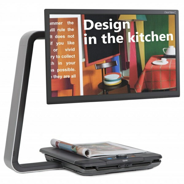 楽天市場】拡大読書器 視覚障害 ルーペ 老眼 据置型 クリアビューC