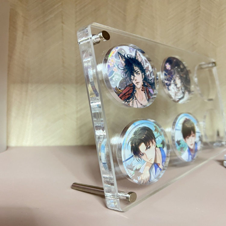 楽天市場】最大9枚収納 アニメ 缶バッジ 缶バッチ ディスプレイ グッズ