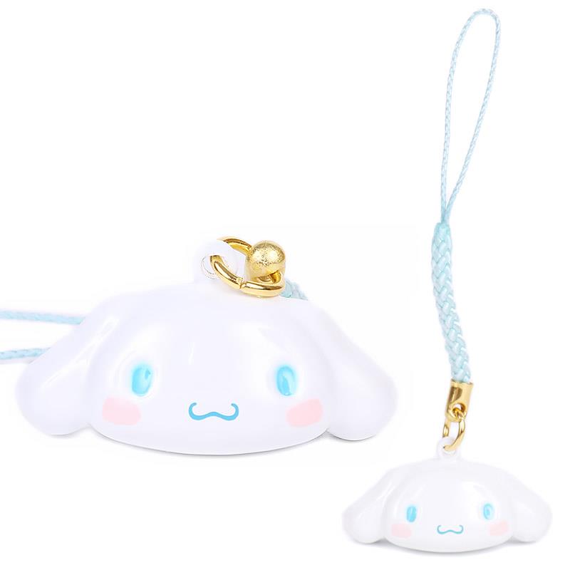 楽天市場】シナモロール フェイス形鈴根付け ストラップ サンリオ