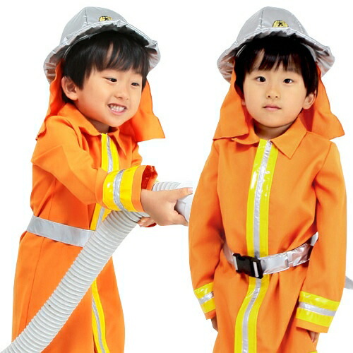 楽天市場】【1点までメール便も可能】キッズジョブ 消防士 120cm