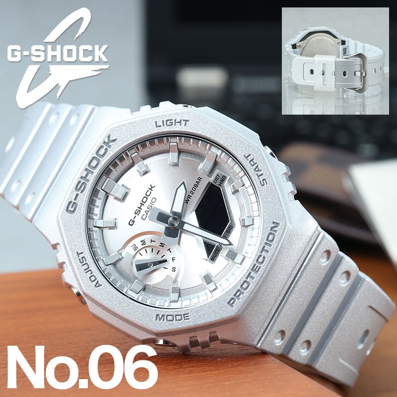 楽天市場】腕時計 g-shock（文字盤カラーシルバー）の通販