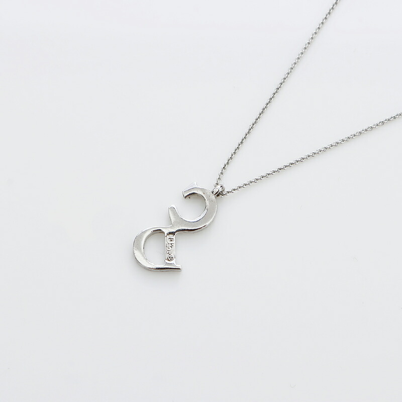 楽天市場】クリスチャンディオール Christian Dior CD ロゴ ネックレス