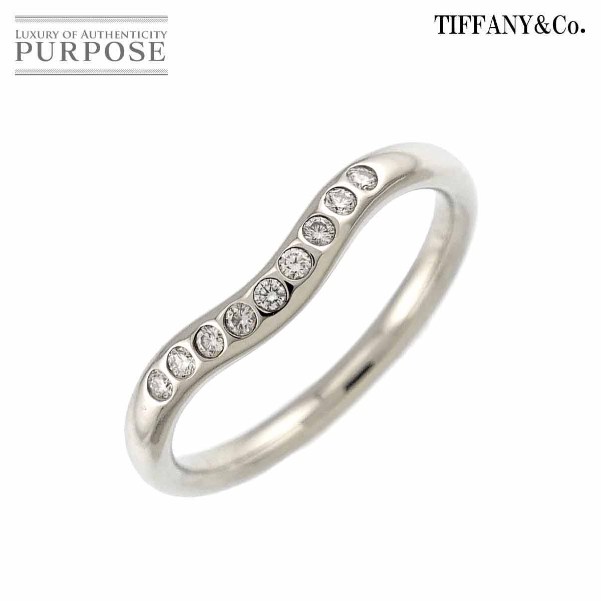楽天市場】ティファニー カーブドバンド リング ワイドの通販