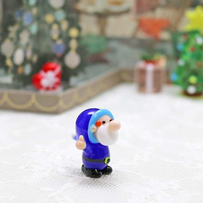 楽天市場】ガラス細工 小人さん(青) 小人 コビト こびと 冒険 物語