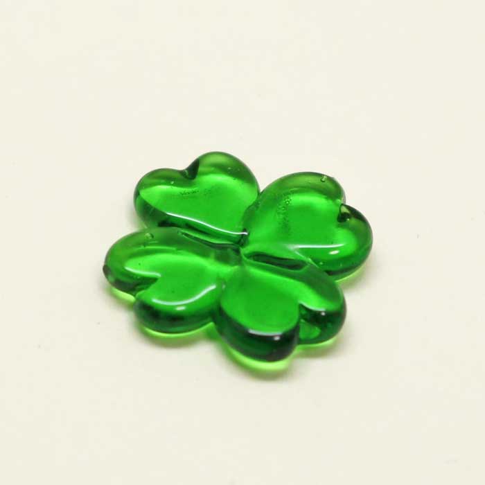 楽天市場】ガラス細工 クローバー クローバー 四つ葉 clover 植物