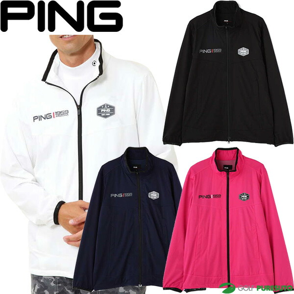 新品 ピン ping フルジップ 撥水 ブルゾン 赤 サイズLL 送料込み 楽天