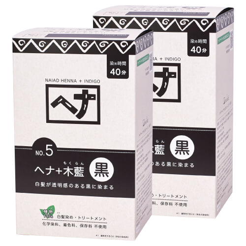 楽天市場】ナイアード ヘナ + 木藍 モクラン 茶 黒茶 黒 お徳用 400g