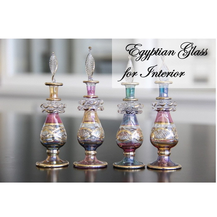 楽天市場】エジプトガラス エジプト 香水瓶 エクセレントボトル ガラス