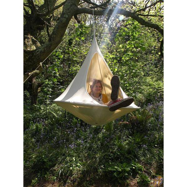 楽天市場】CACOON(カクーン) テント型ハンモック ナチュラルホワイト
