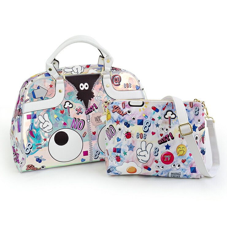 楽天市場】EYE THEME アイテーマ ポーチ付き オーロラ ボストンバッグ