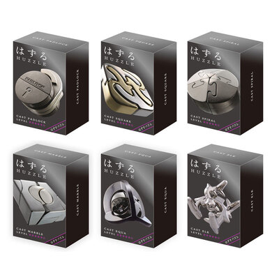 楽天市場】(レベル5) はずる(HUZZLE) キャスト 6種セット 【 知恵の輪