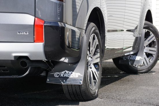 楽天市場】デリカD:5後期型 KADDIS専用マッドフラップ ブラック KD