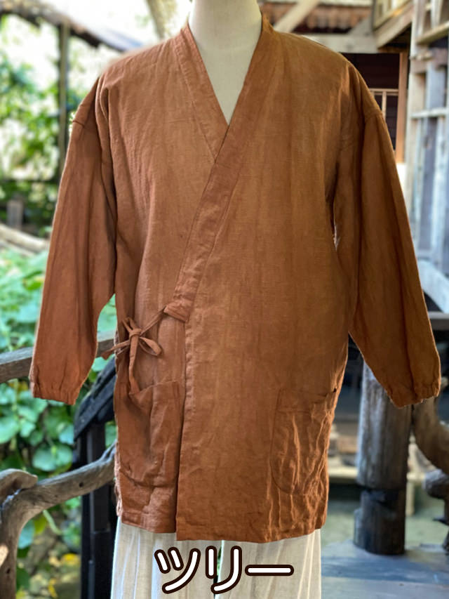 楽天市場】パヤカ asana ヘンプ100% 厚手 作務衣＜草木染め＞ 麻