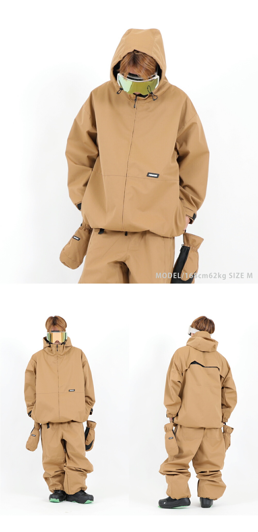 楽天市場】スノーボードウェア メンズ レディース オーバーサイズ ZIP