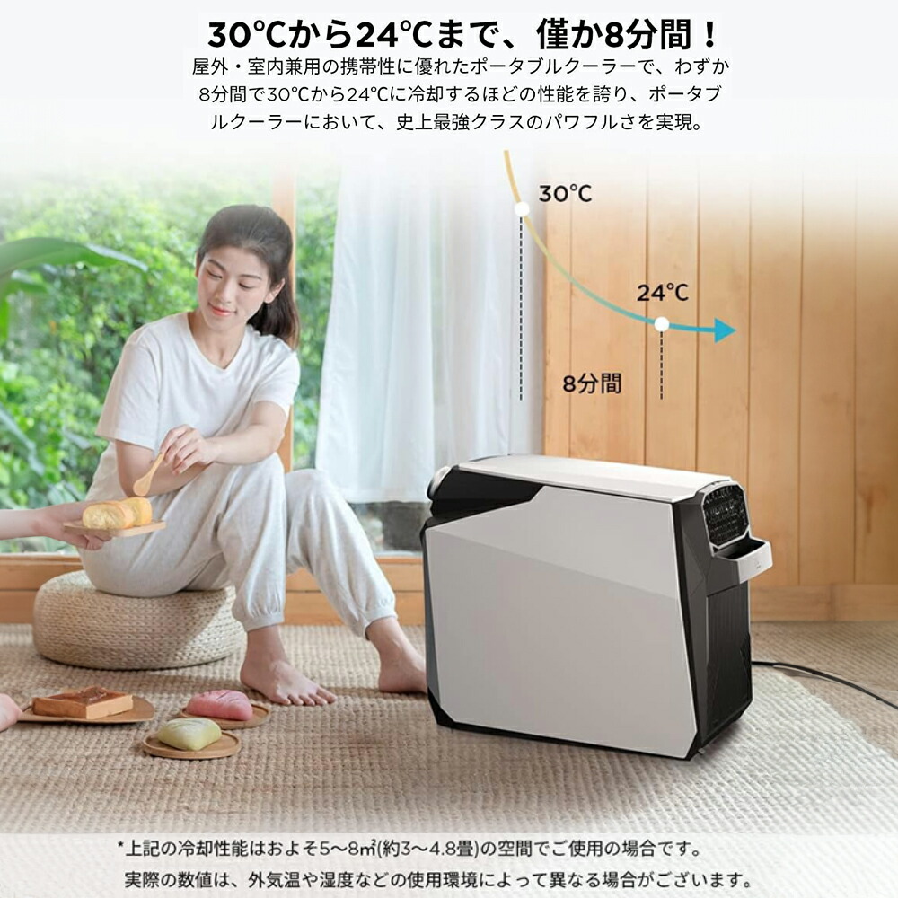 楽天市場】ポータブルエアコン EcoFlow WAVE ポータブルクーラー