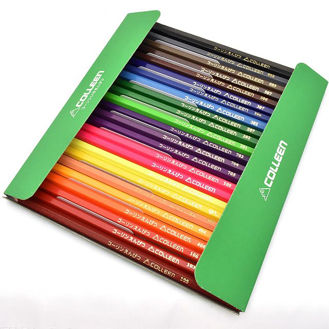 楽天市場】コーリン色鉛筆 775六角 24色紙箱入り色鉛筆 775-24 色鉛筆