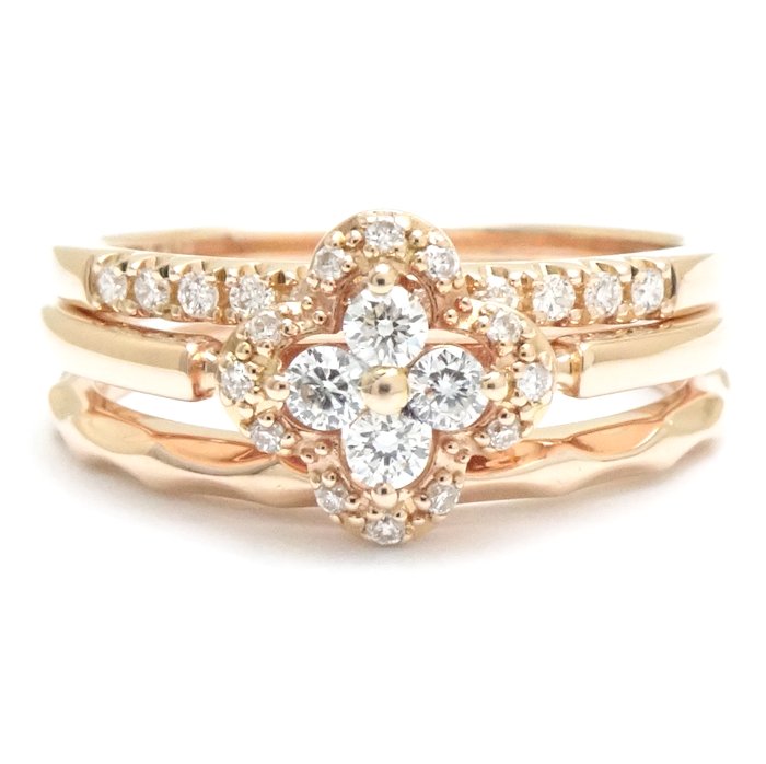 楽天市場】ヴァンドーム青山 VENDOME Aoyama ダイヤモンド 3連 リング