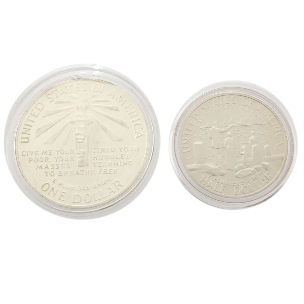 楽天市場】自由の女神像 1986年 記念コインセット シルバー 1ドル