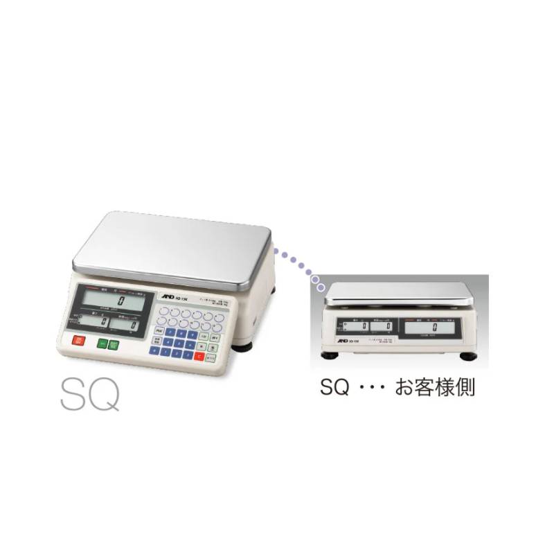 楽天市場】A&D 店舗用料金はかり SQ-6K ひょう量 6000g 検定付き 計測