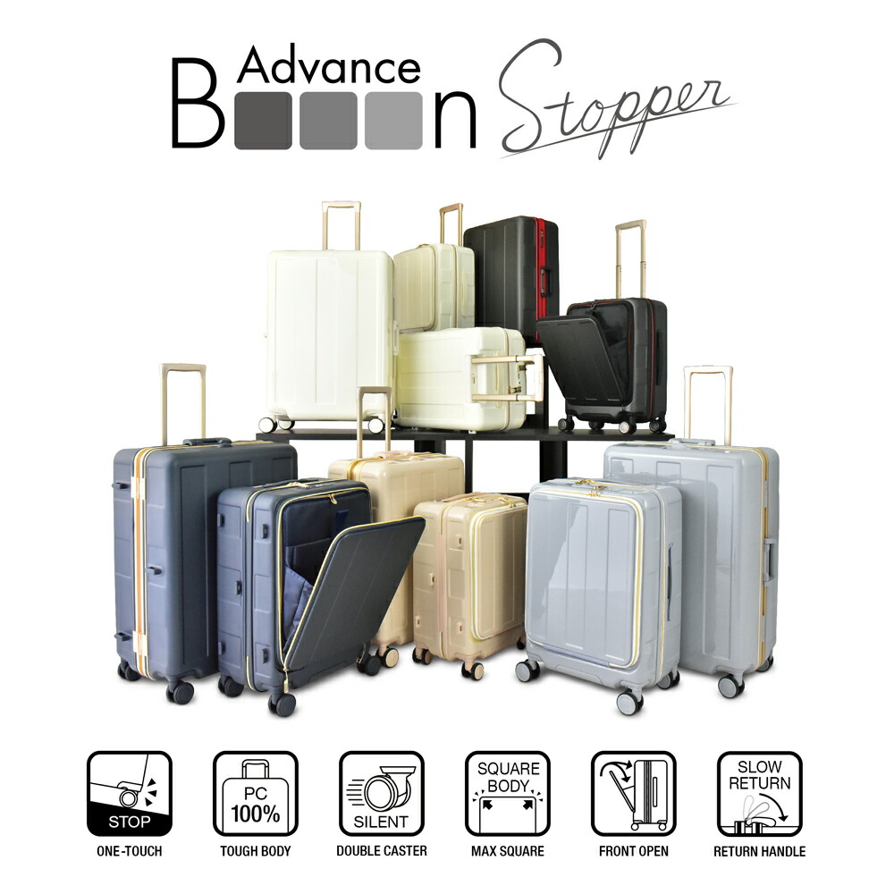 楽天市場】[ S・Mサイズ] スーツケース キャリーケース フロント