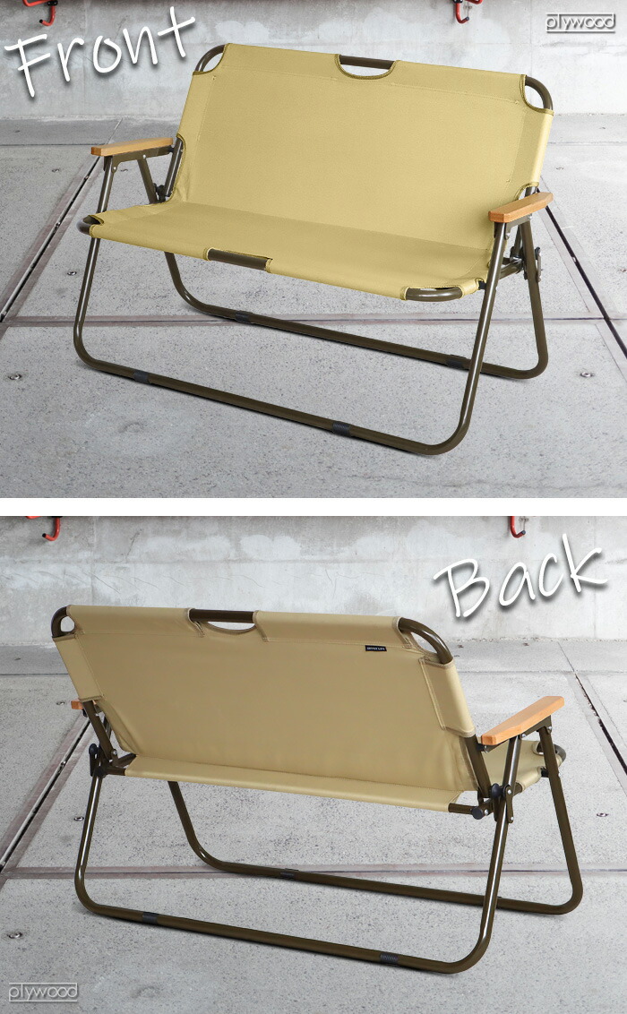 楽天市場】折り畳み アウトドア ベンチ チェア 背もたれ OUTPUT LIFE x