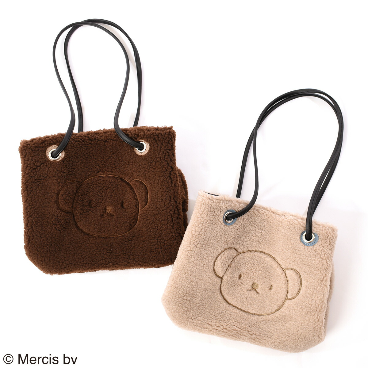 楽天市場】【Miffy(ミッフィー)】Boris/ボアスクエアトートバッグ