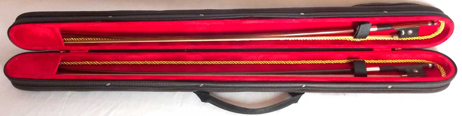 楽天市場】【軽量】バイオリン弓ケース 2本入 4/4サイズ用 : 弦楽器