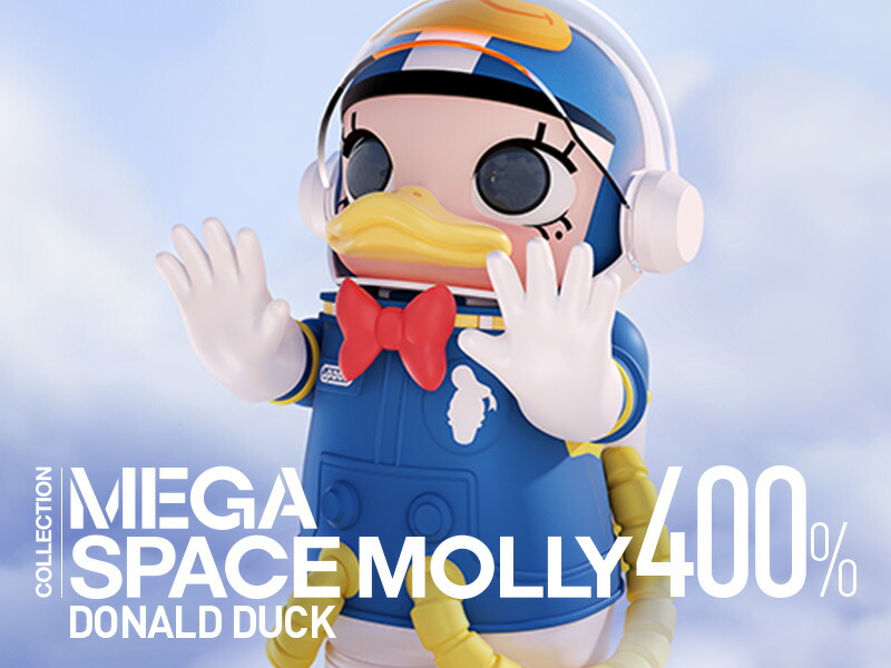楽天市場】MEGA コレクション 400% SPACE MOLLY Donald Duck : POP
