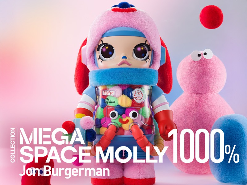 楽天市場】MEGA SPACE MOLLY 1000% Jon Burgerman : POP MART JAPAN
