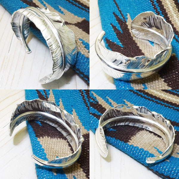 楽天市場】フェザーバングル ウェブ ターコイズ 13×18mm【受注製作